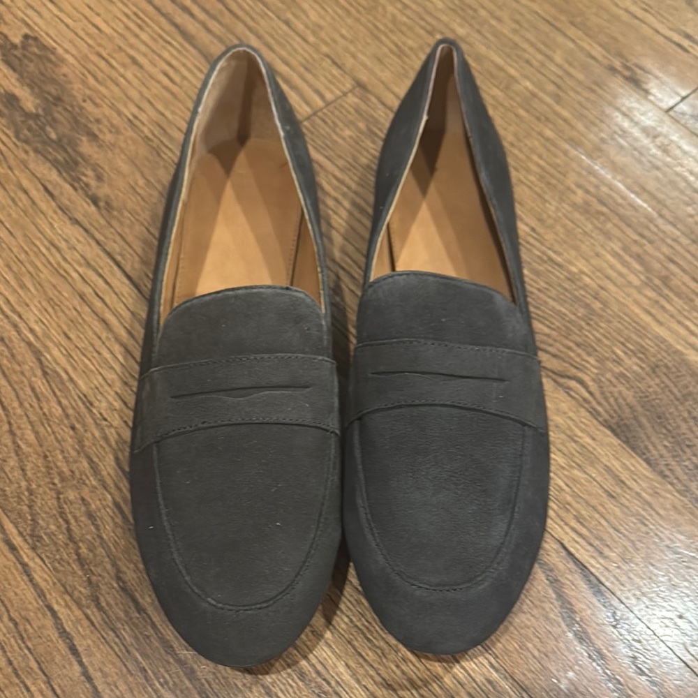 J. Crew Factory Gray Loafers